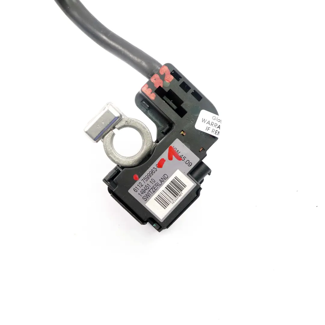 Câble De Liaison Batterie BMW Z4 E82 E88 E89 Négatif IBS Wire pour à propos du numéro de pièce 7599963 Câble De Liaison Batterie BMW Z4 E82 E88 E89 Négatif IBS Wire - SKU 7599963 - Numéro de pièce 7599963