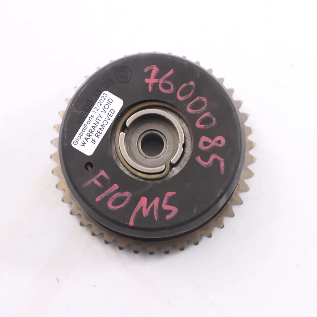 Camshaft Adjustment BMW F10 F11 LCI F13 N63N Engine Inlet Unit Wheel to with Part number 7600085 Camshaft Adjustment BMW F10 F11 LCI F13 N63N Engine Inlet Unit Wheel - SKU 7600085 - Part number 7600085