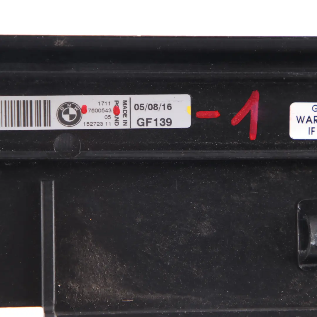 BMW F20 F22 F30 Mocowanie Osłona Uszczelka Chłodnicy Góra - SKU 7600543-1 - Numer Części 7600543