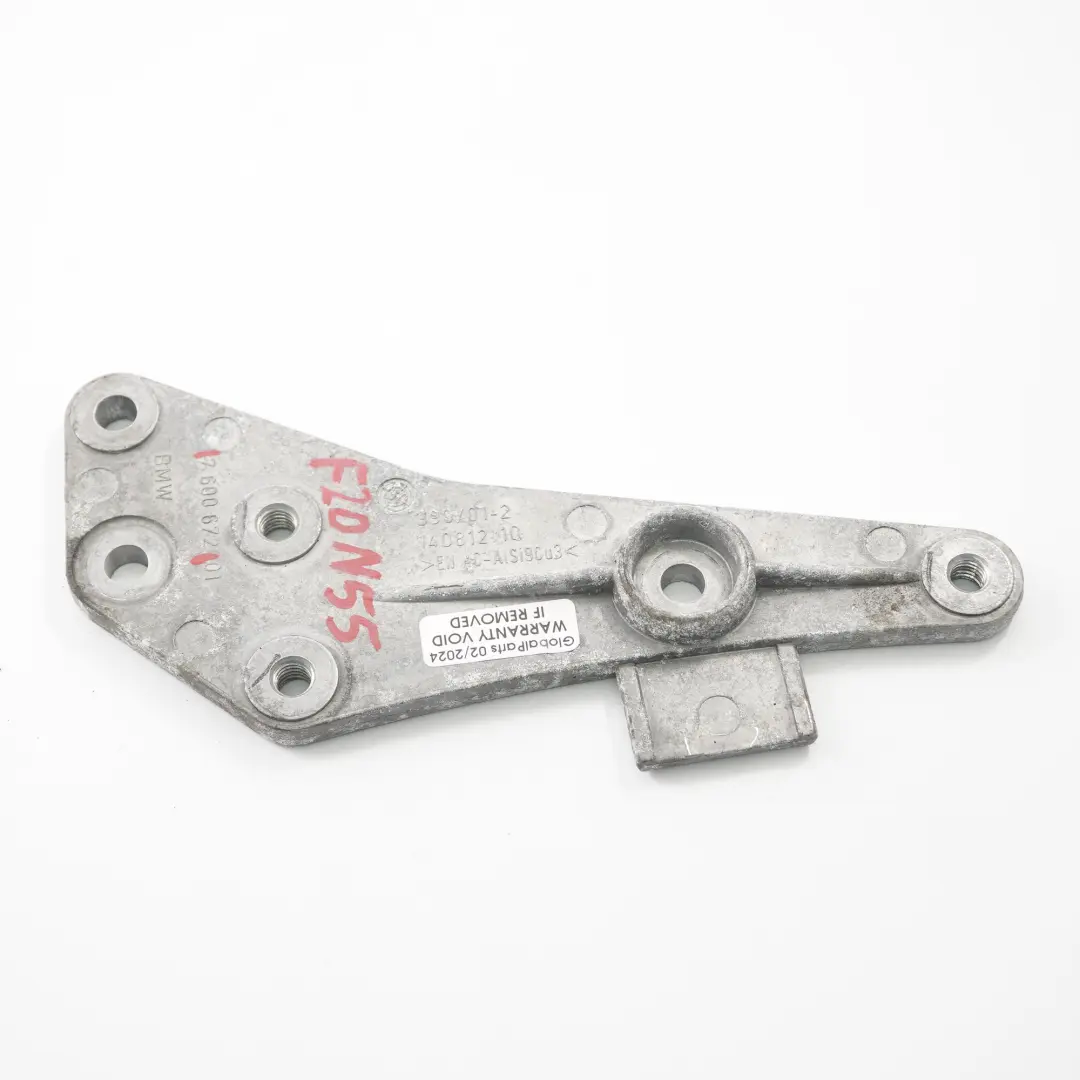 Water Pump Support Bracket Mounting Petrol N55 to BMW F20 F21 F30 F31 F32 with Part number 7600672 BMW F20 F21 F30 F31 F32 Water Pump Support Bracket Mounting Petrol N55 - SKU 7600672 - Part number 7600672