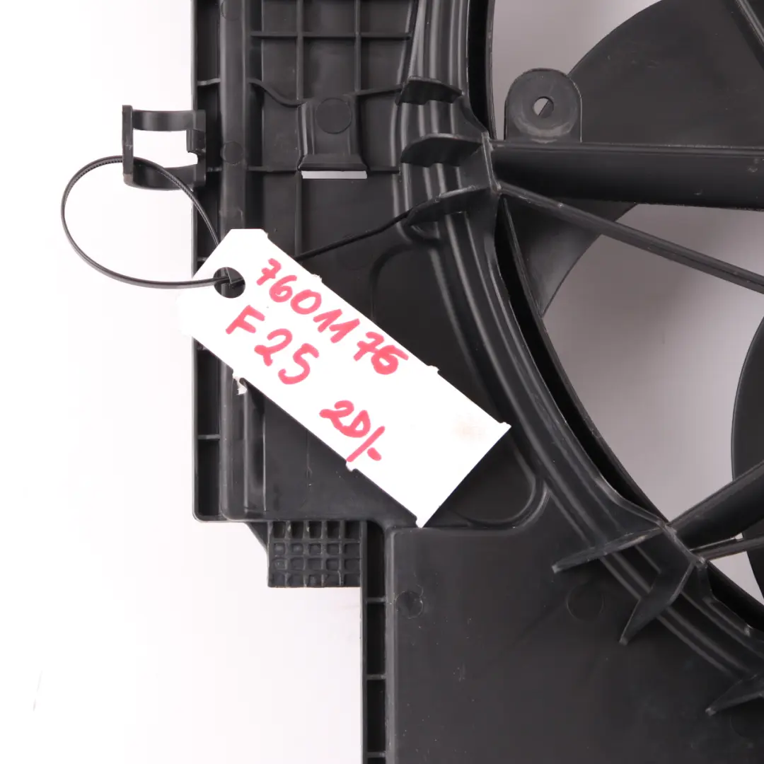 Ventilateur radiateur BMW F25 F26 Engine Boîtier carter refroidissement pour à propos du numéro de pièce 7601176 Ventilateur radiateur BMW F25 F26 Engine Boîtier carter refroidissement - SKU 7601176 - Numéro de pièce 7601176