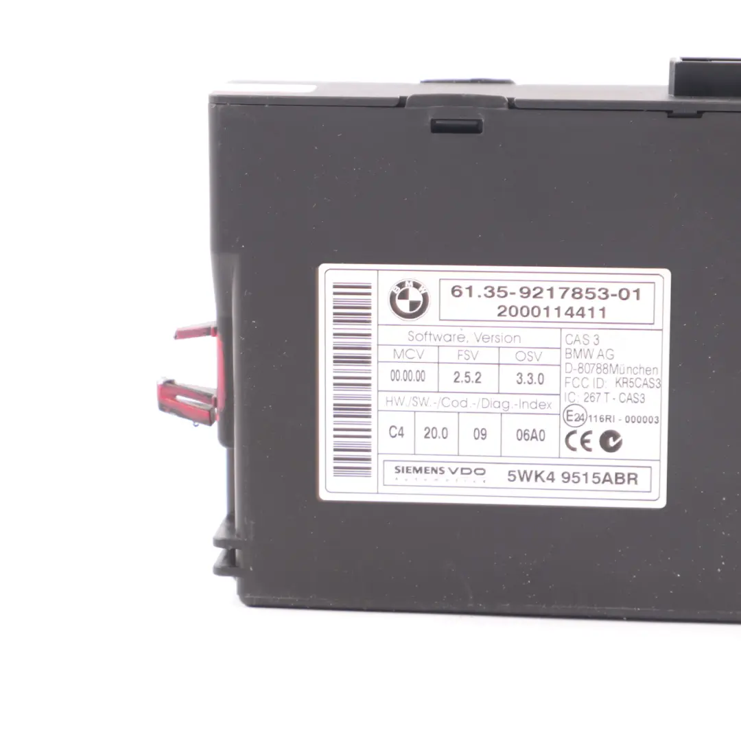 N52N ECU Engine Control ECU Kit 5WK91142 Key CAS3 to BMW E82 125i Petrol with Part number 7602220 BMW E82 125i Petrol N52N ECU Engine Control ECU Kit 5WK91142 Key CAS3 - SKU 7602220-1 - Part number 7602220