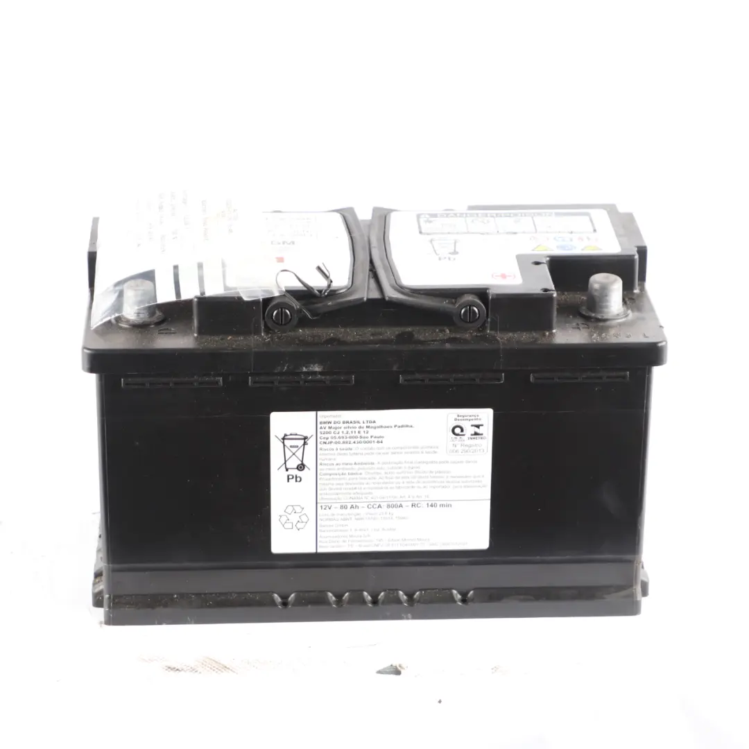 BMW Banner AGM 12V Accumulator Battery 80Ah 800A - SKU 7602226 - Part number 7602226