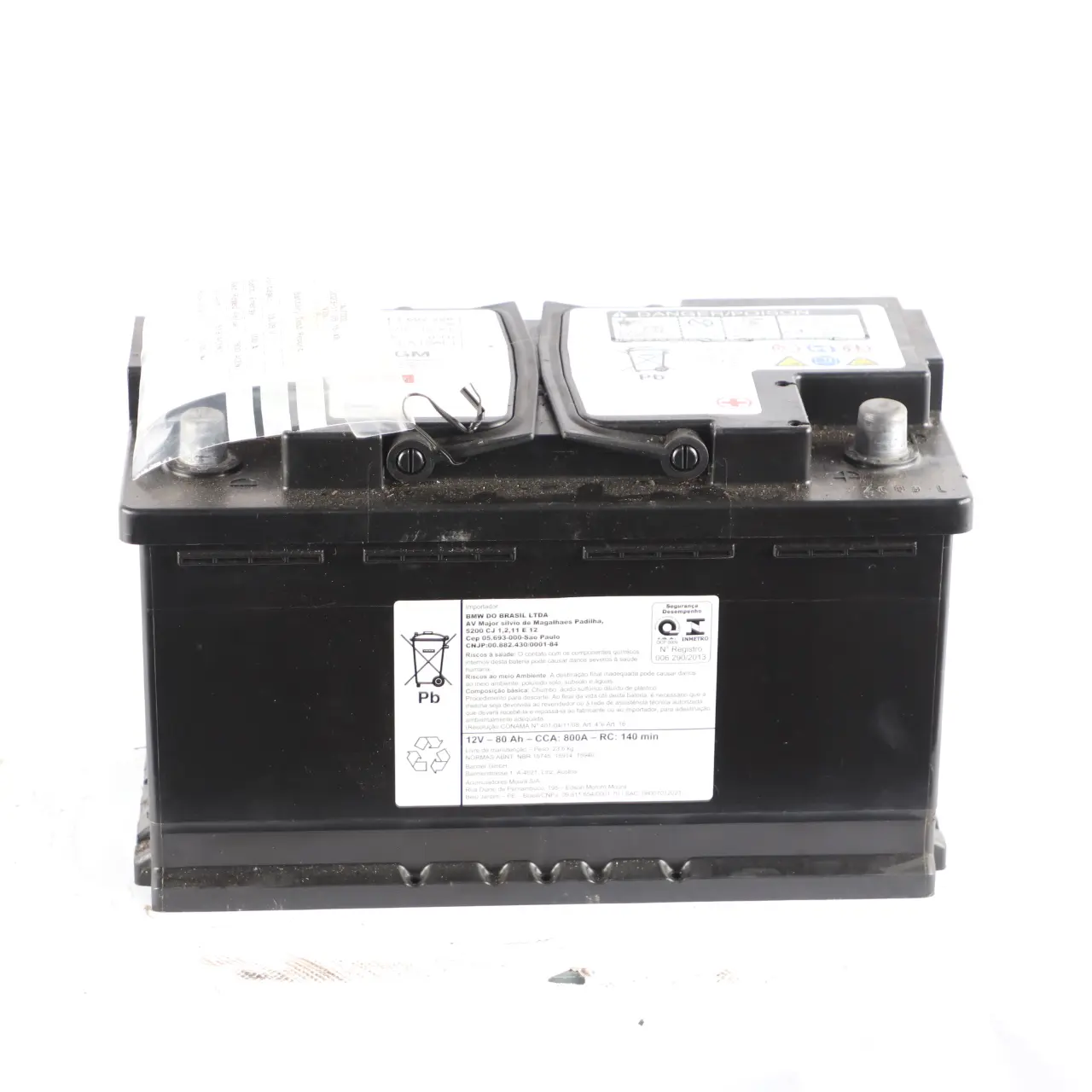 BMW Banner AGM 12V Accumulator Battery 80Ah 800A 7602226