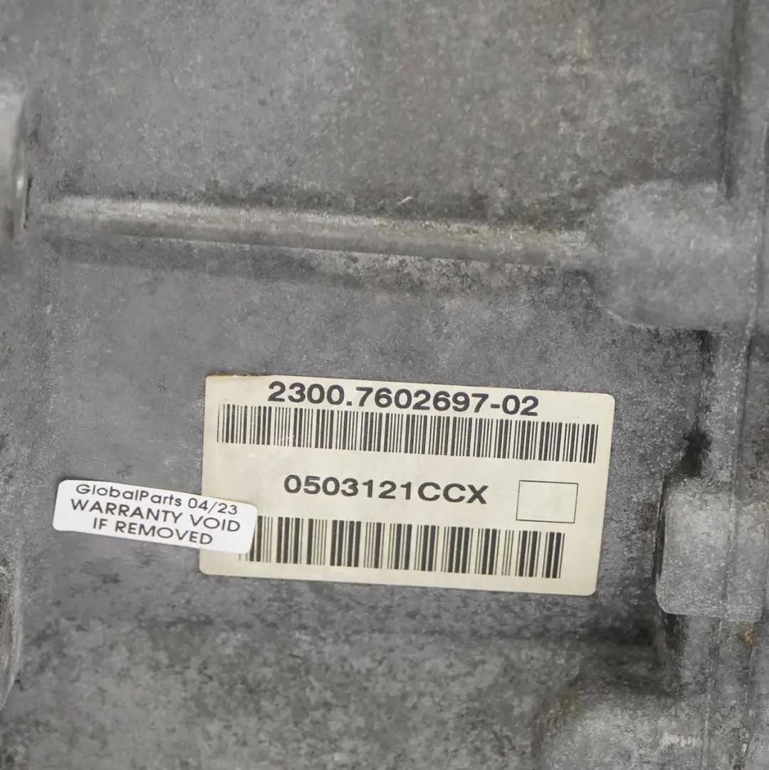 Gearbox GS6-53BG CCX WARRANTY to Mini Cooper S R56 N14 1.6 6 Speed Manual with Part number 7602697 Mini Cooper S R56 N14 1.6 6 Speed Manual Gearbox GS6-53BG CCX WARRANTY - SKU 7602697 - Part number 7602697