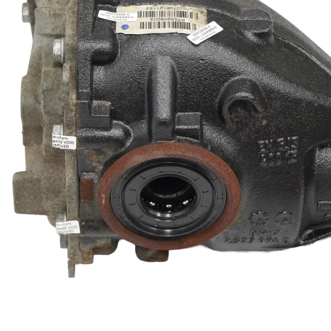 BMW X5 E70 3.0Si N52N Differenziale Posteriore 4,44 Rapporto 7559382 Garanzia - SKU 7602987 - Numero di parte 7602987