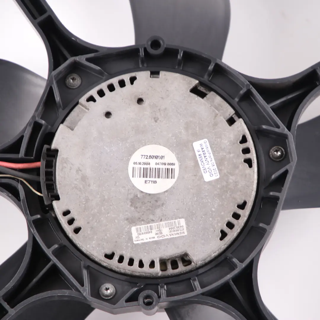 Engine Cooling Radiator BMW E60 E61 E63 525i 530i 630i 645Ci Fan Housing 400W - SKU 7603762-1 - Part number 7603762