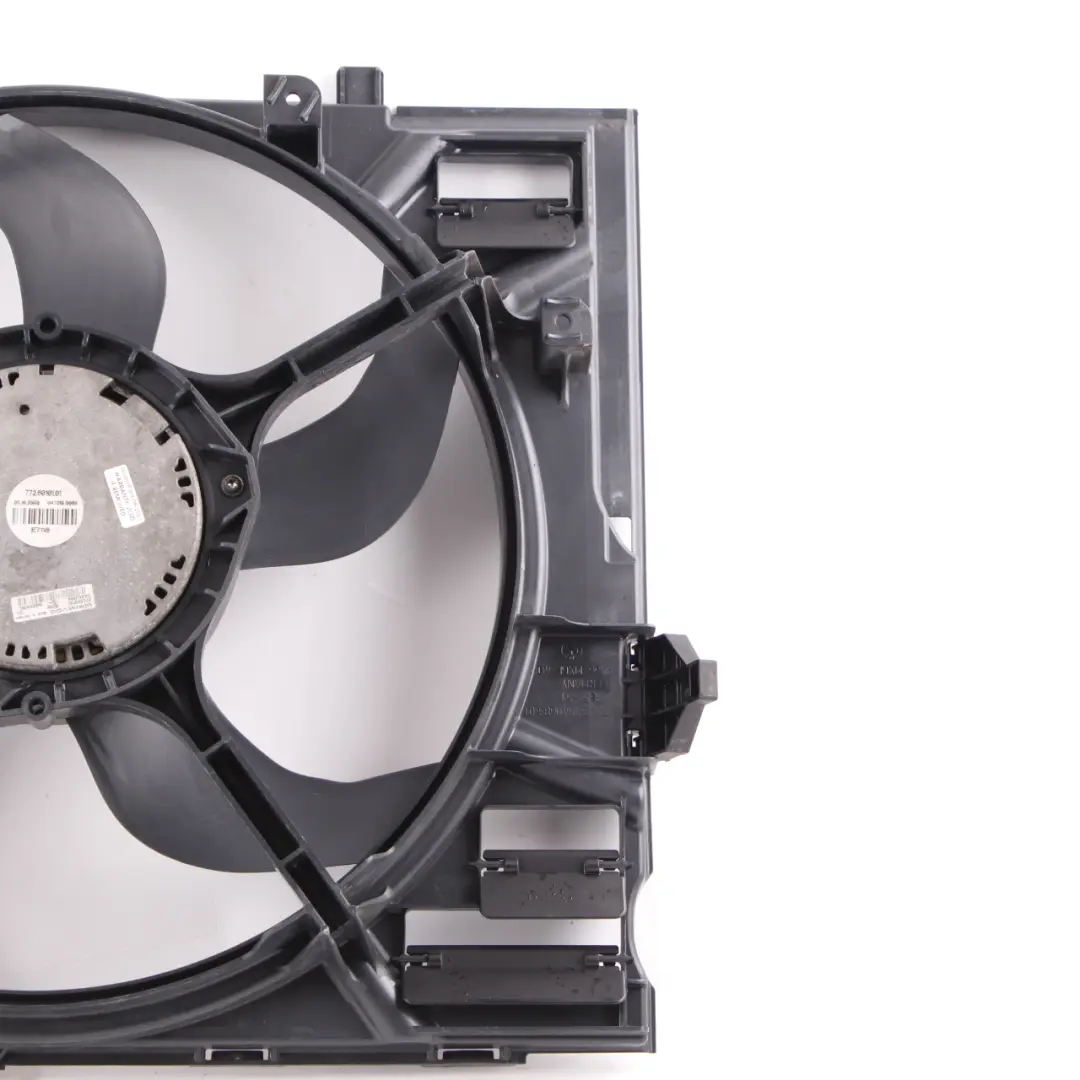 Engine Cooling Radiator BMW E60 E61 E63 525i 530i 630i 645Ci Fan Housing 400W - SKU 7603762-1 - Part number 7603762