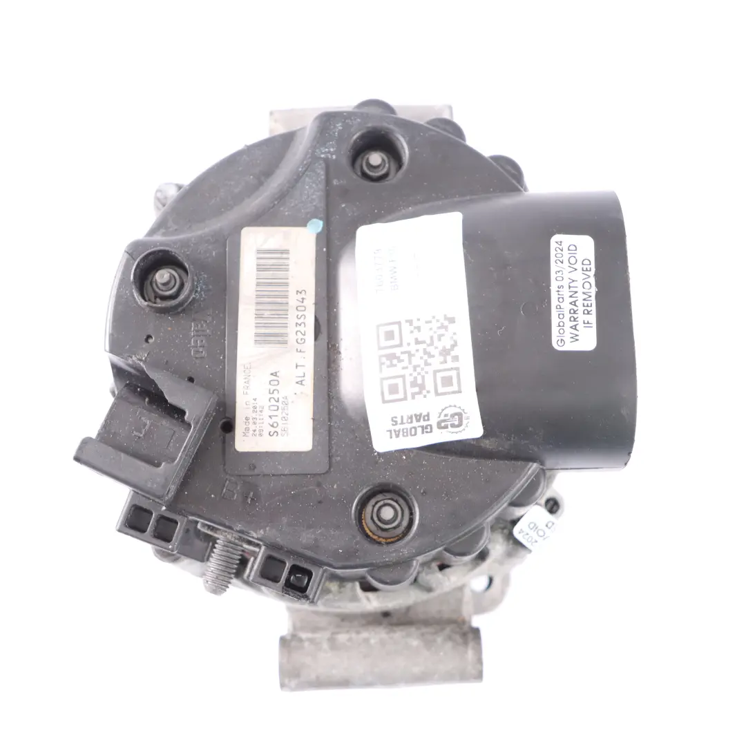 Alternateur BMW F10 F13 F07GT F02 Petrol N63 Alternateur valeo 230A pour à propos du numéro de pièce 7603779 Alternateur BMW F10 F13 F07GT F02 Petrol N63 Alternateur valeo 230A - SKU 7603779 - Numéro de pièce 7603779