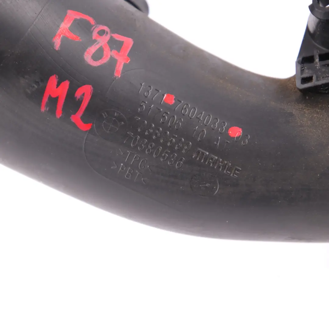 BMW F87 M2 F20 F30 N55 Manguera admisión aire carga conducto Silenciador - SKU 7604033 - Número de pieza 7604033