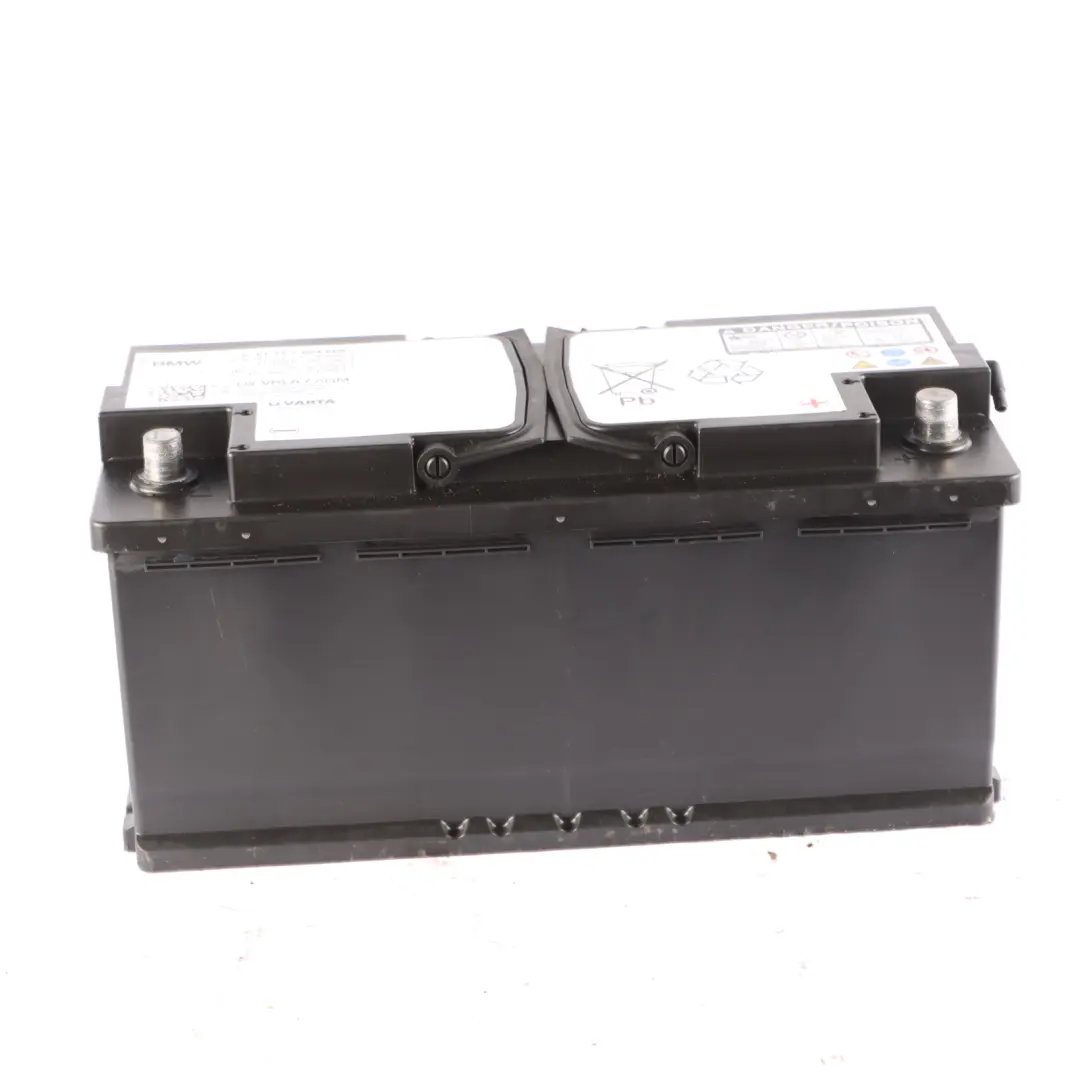 Varta VRLA / AGM 12V Accumulator Battery 105Ah 950A to BMW with Part number 7604806 BMW Varta VRLA / AGM 12V Accumulator Battery 105Ah 950A - SKU 7604806 - Part number 7604806