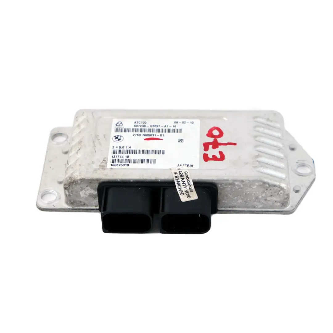 Transfer Box Control Unit Module ECU to BMW X5 X6 Series E70 E71 with Part number 7605031 BMW X5 X6 Series E70 E71 Transfer Box Control Unit Module ECU - SKU 7605031 - Part number 7605031