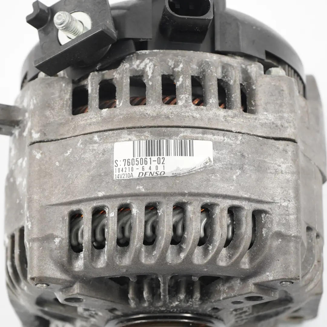 BMW F10 F30 N20 Diesel Alternateur Generateur Denso 210A - SKU 7605061 - Numéro de pièce 7605061