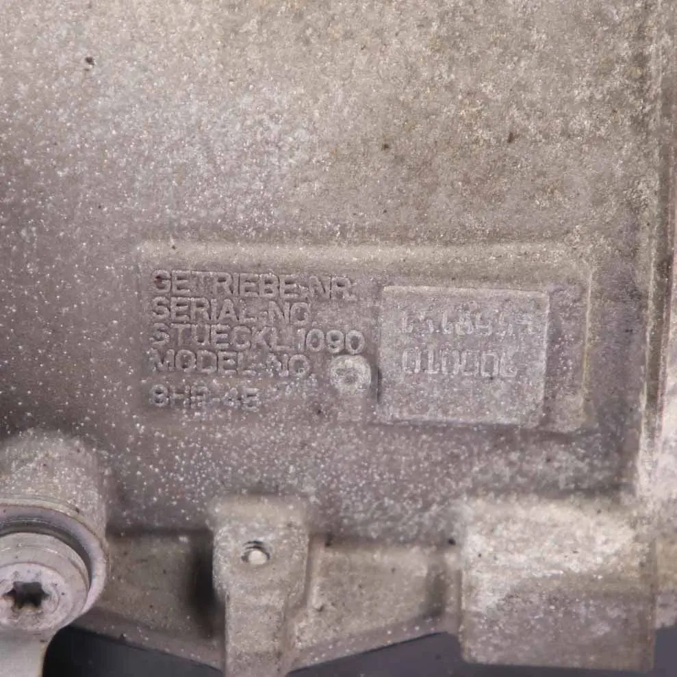 Gearbox BMW F10 525d N57 GA8HP45Z WARRANTY to Automatic with Part number 7605097 Automatic Gearbox BMW F10 525d N57 GA8HP45Z WARRANTY - SKU 7605097 - Part number 7605097