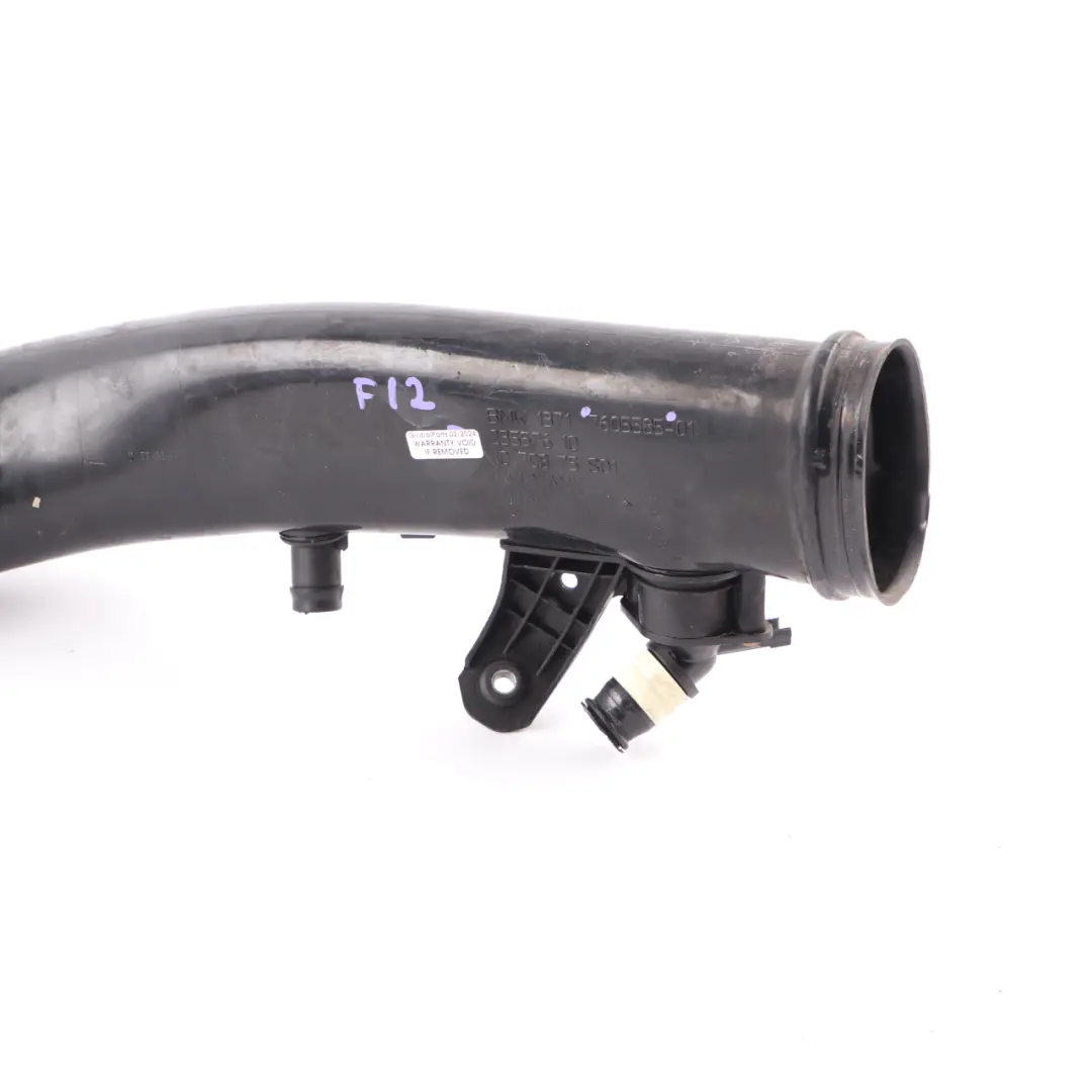 Conducto Tubo Admisión Caja Aire Manguera Salida para BMW F12 F13 F06 F26 F15 con número de pieza 7605585 BMW F12 F13 F06 F26 F15 Conducto Tubo Admisión Caja Aire Manguera Salida - SKU 7605585 - Número de pieza 7605585