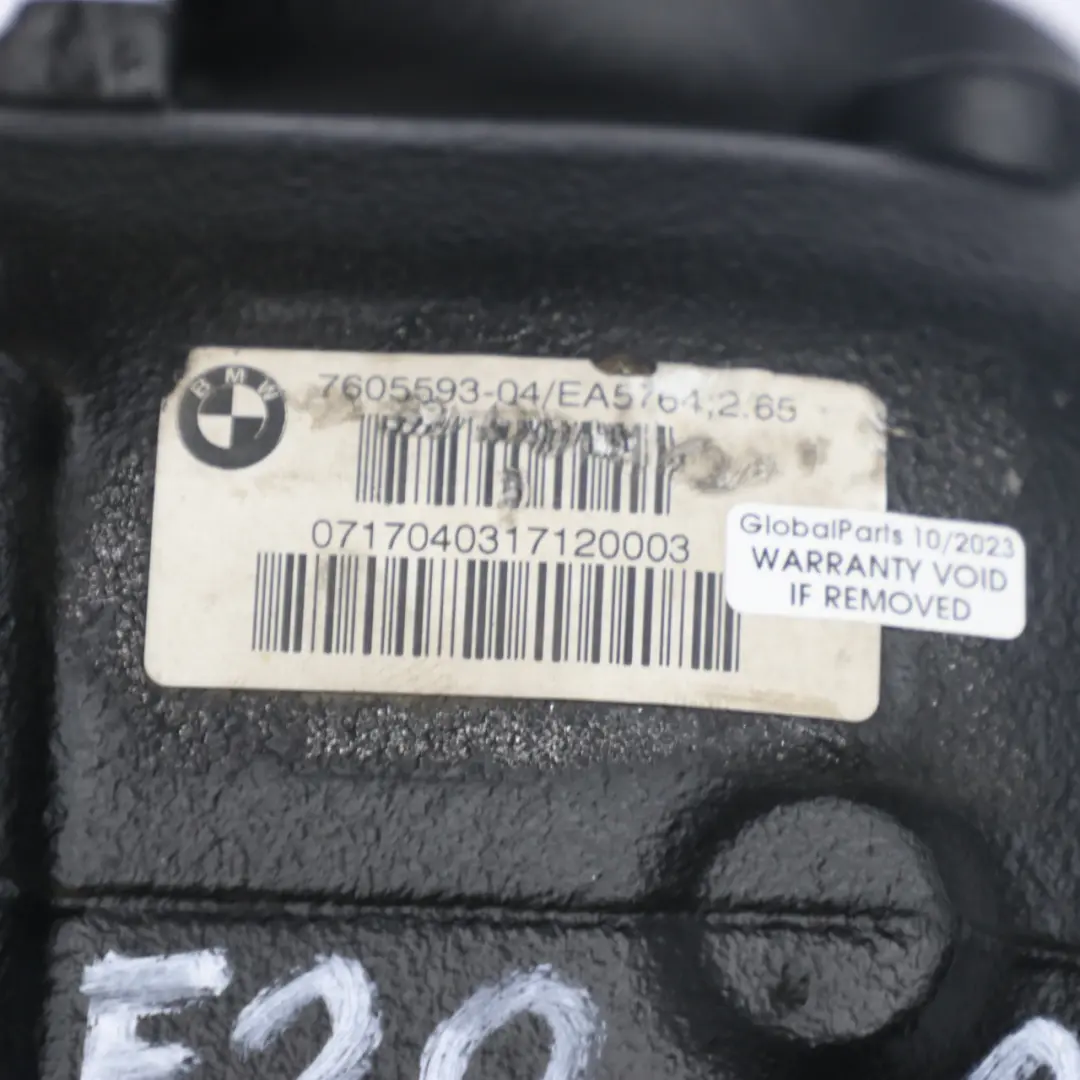 BMW F20 125d N47S1 Hinterachsgetriebe Differenzial Diff 2,65 GARANTIE - SKU 7605593 - Teilenummer 7605593