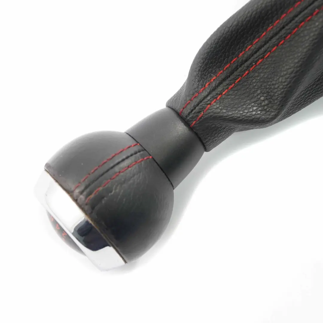 Mini R55 R56 LCI 6-Velocidad Pomo de la palanca de cambios polaina de cuero - SKU 7606376-2 - Número de pieza 7606376