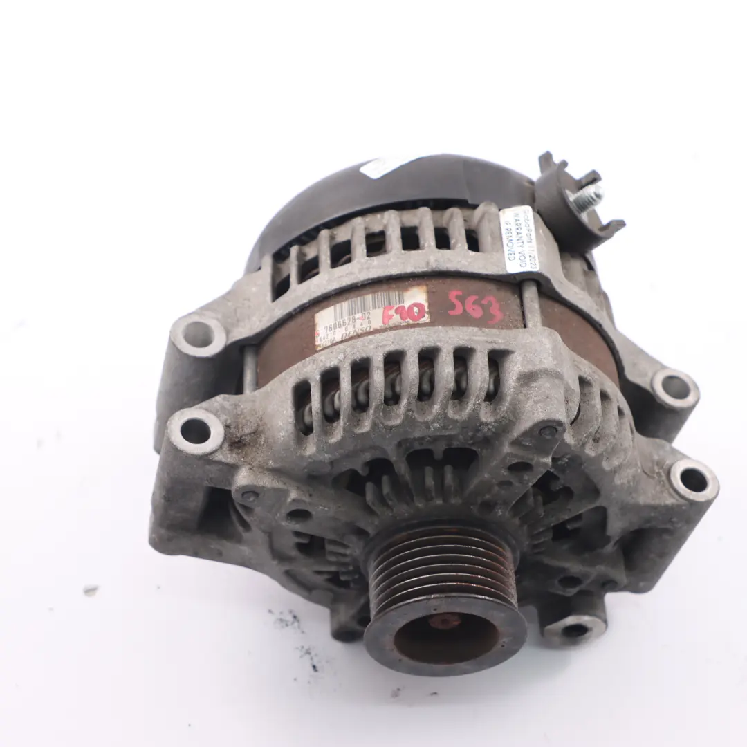 BMW F10 M5 F06 F12 F13 M6 S63N Engine Alternator Generator 14V 210A - SKU 7606628 - Part number 7606628