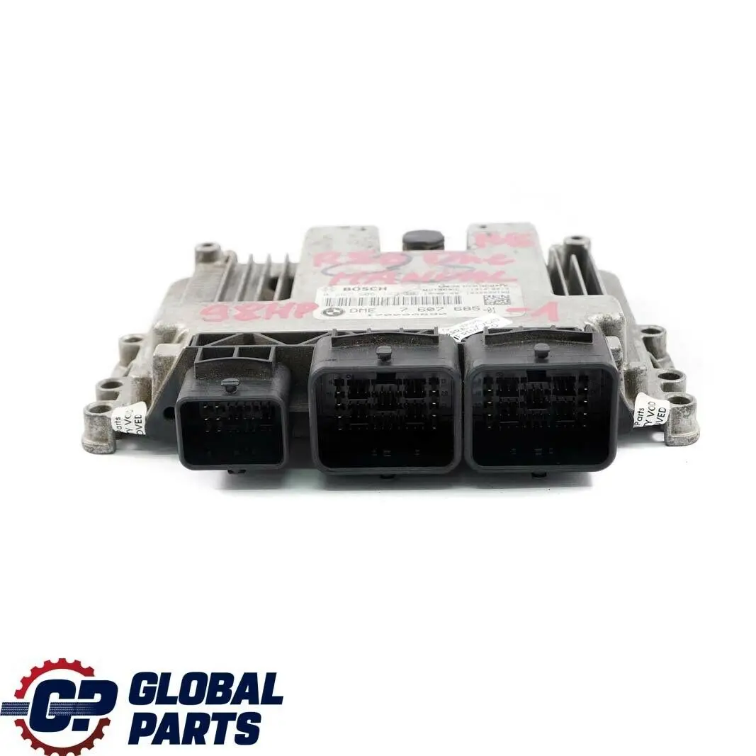 Mini R56 R57 LCI One N16 1.6 98HP Petrol Engine ECU Kit DME CAS3 + Key - SKU 7607685-1 - Part number 7607685
