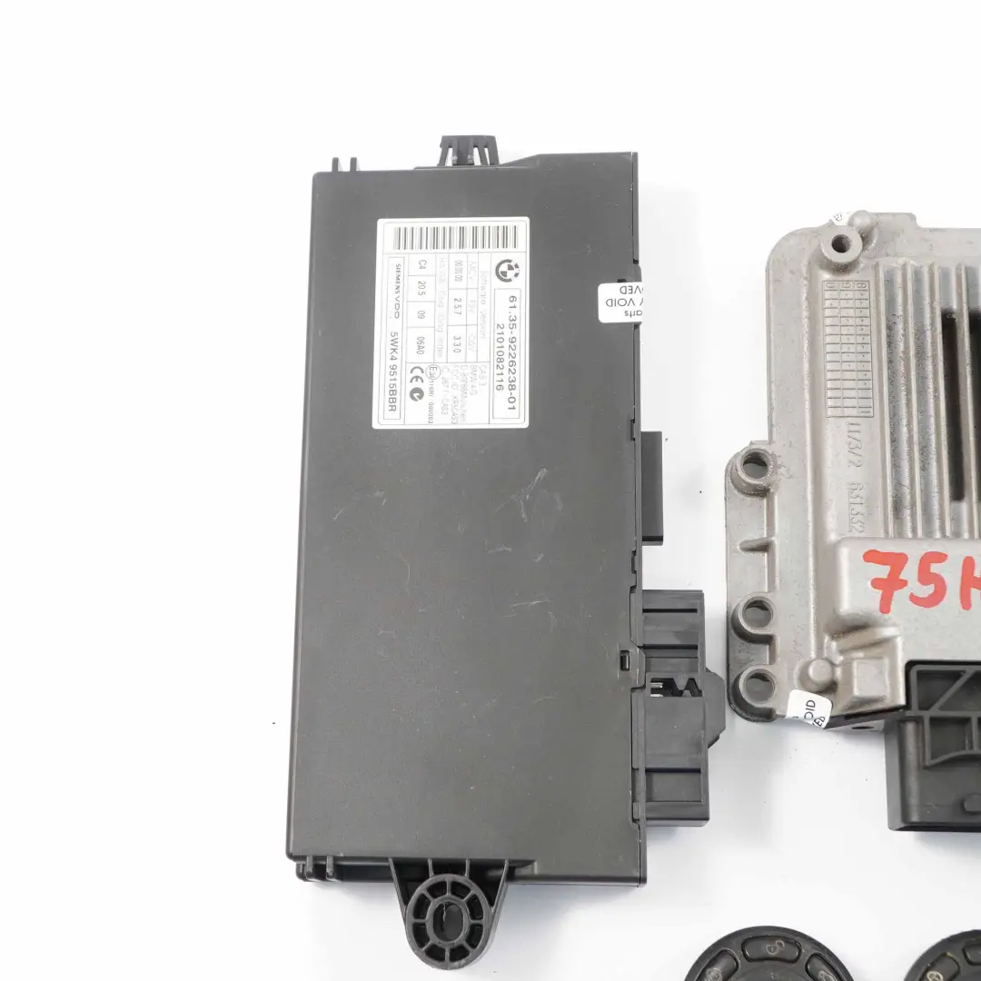 Mini R56 LCI One 55KW N16 75HP Essence Appareil de Commande CAS3 + CLE - SKU 7607685-4 - Numéro de pièce 7607685