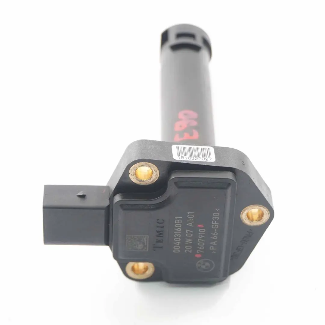 Sensor nivel aceite motor para BMW E60 E63 E81 E87 E90 E91 E92 F10 F11 X5 E70 con número de pieza 7607910 BMW E60 E63 E81 E87 E90 E91 E92 F10 F11 X5 E70 Sensor nivel aceite motor - SKU 7607910 - Número de pieza 7607910