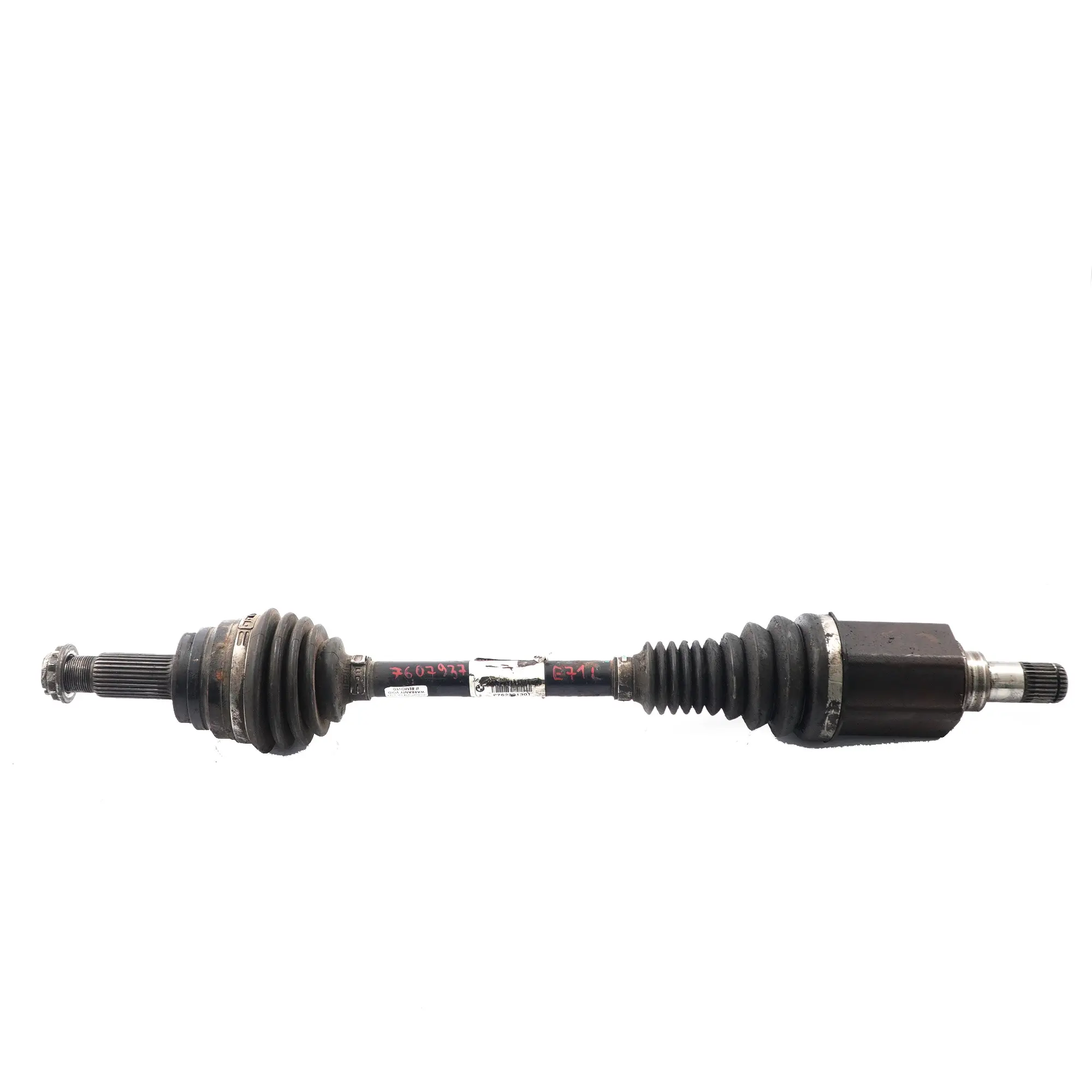 Driveshaft BMW X6 E71 4 Wheel Drive Front Left Output Driveshaft 698MM 7607937