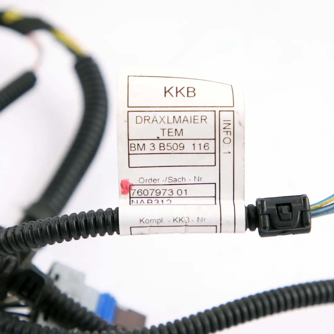 BMW F20 F21 F30 Kabelbaum Kabelbaum Einspritzventil Zündung - SKU 7607973 - Teilenummer 7607973