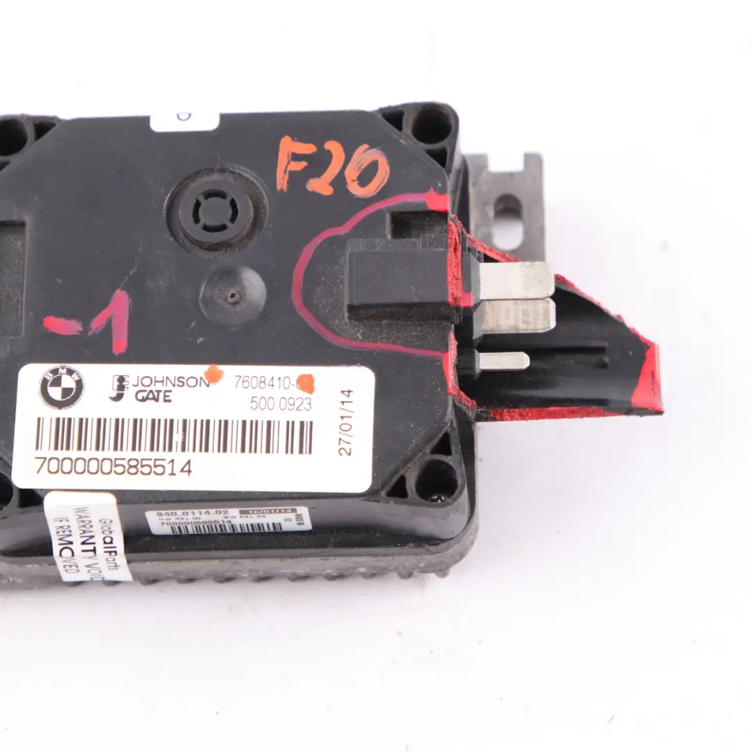 Radiator Module BMW F20 F22 F30 Diesel Engine Cooling Fan Motor Relay to with Part number 7608410 Radiator Module BMW F20 F22 F30 Diesel Engine Cooling Fan Motor Relay - SKU 7608410-1 - Part number 7608410