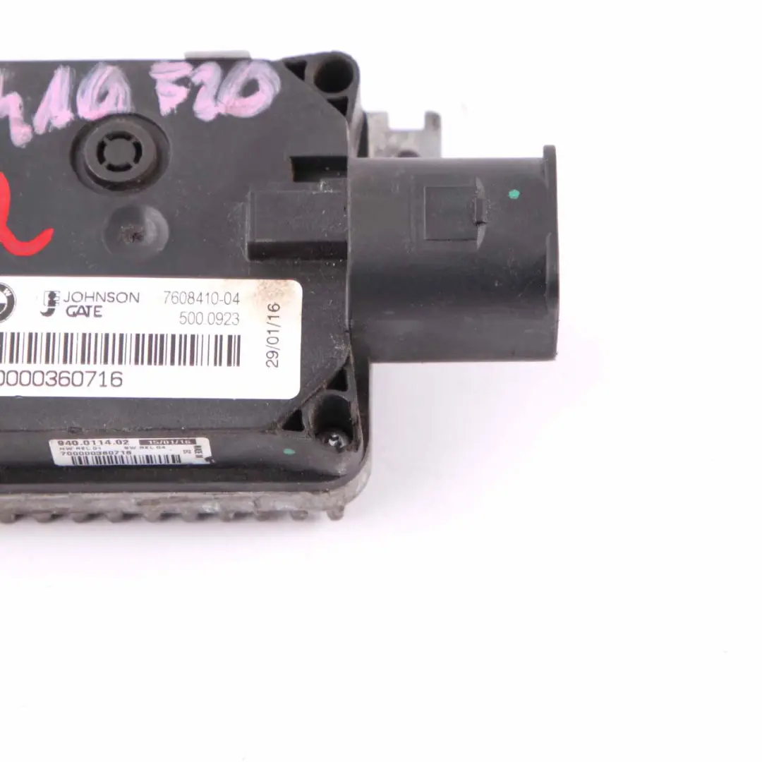  Module Radiateur BMW F20 F22 F30 Moteur Diesel Ventilateur Moteur Relais - SKU 7608410-2 - Numéro de pièce 7608410