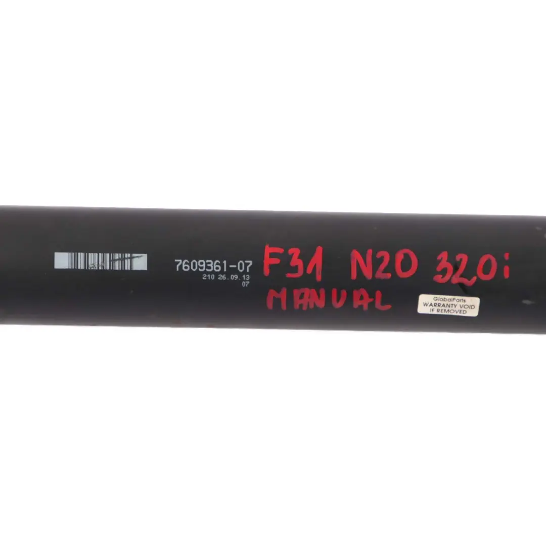 BMW F30 F31 F32 320i 420i N20 Eje Motriz Manual De Gasolina - SKU 7609361 - Número de pieza 7609361