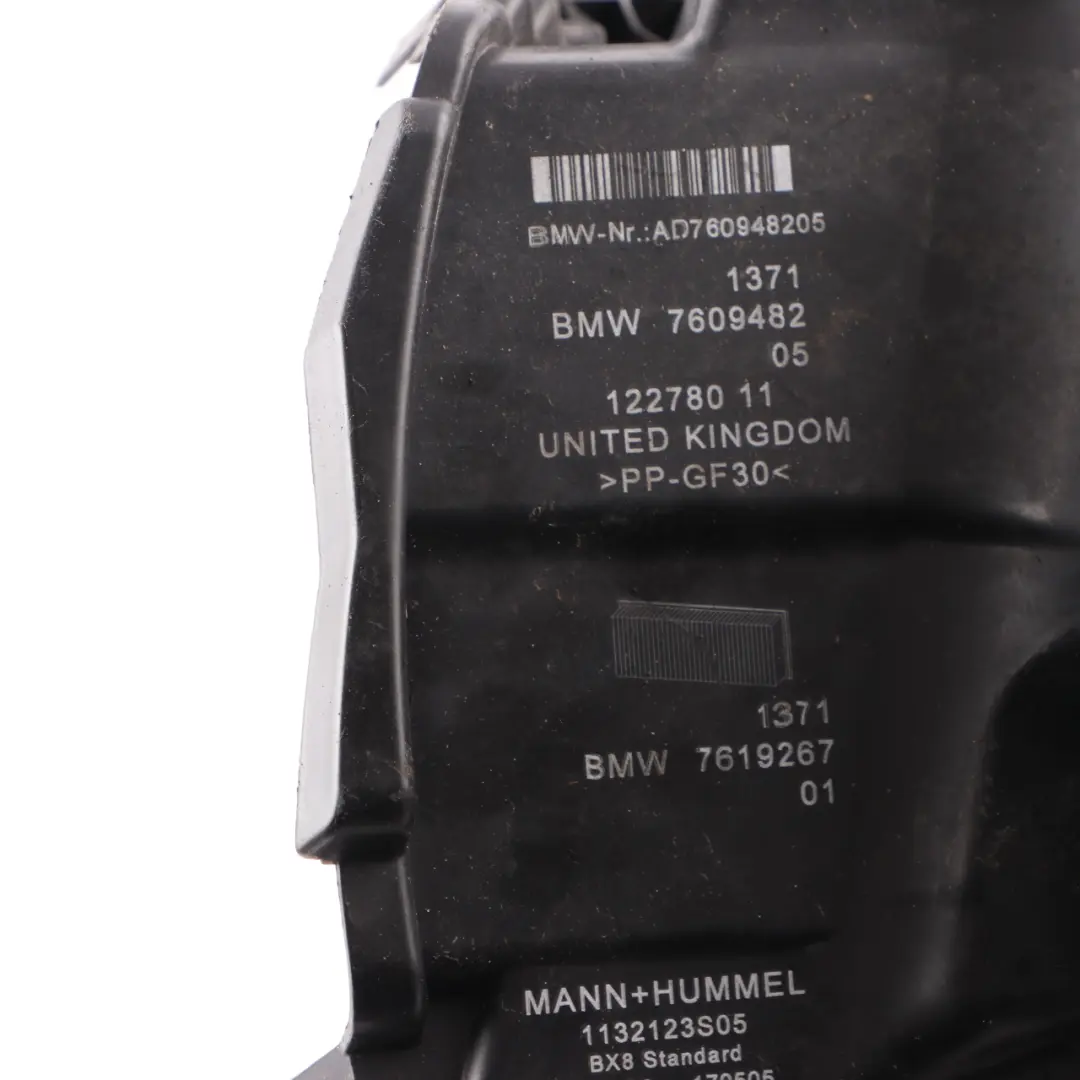 Filter Box BMW F45 X1 F48 Mini F55 F56 Air Intake Muffler Air Box to Air with Part number 7609482 Air Filter Box BMW F45 X1 F48 Mini F55 F56 Air Intake Muffler Air Box - SKU 7609482-2 - Part number 7609482