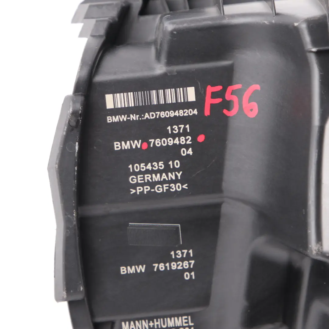  Filtre Air BMW F45 F48 Mini F55 F56 Prise D'Air Silencieux Boîte à air - SKU 7609482 - Numéro de pièce 7609482