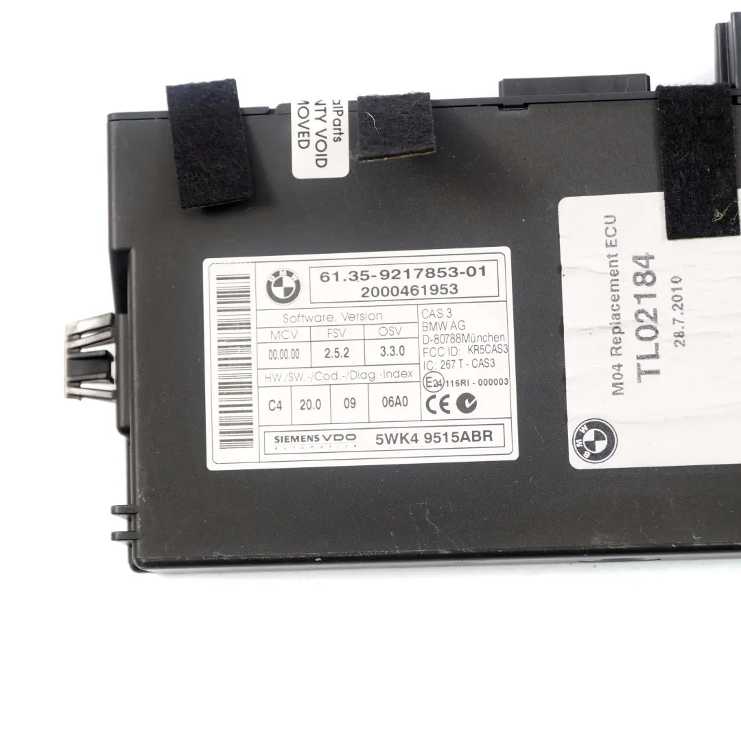 Mini Cooper S R56 N14 1.6 174HP ECU Kit DME CAS 3 Key Manual - SKU 7610009-1 - Part number 7610009