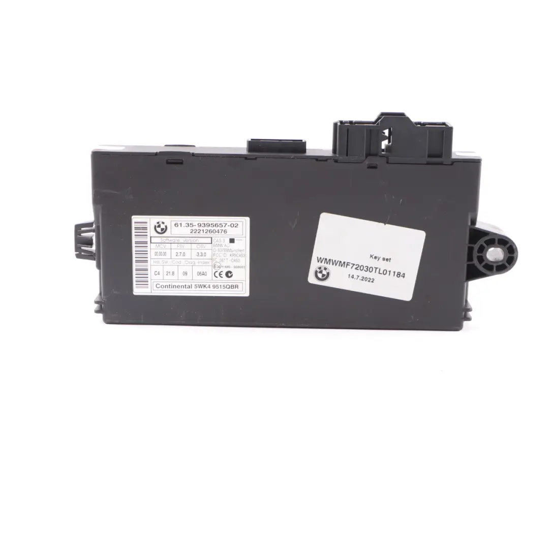 Mini Cooper S R55 R56 N14 1.6 174HP ECU Kit DME + CAS3 +Key Manual - SKU 7610009-4 - Part number 7610009