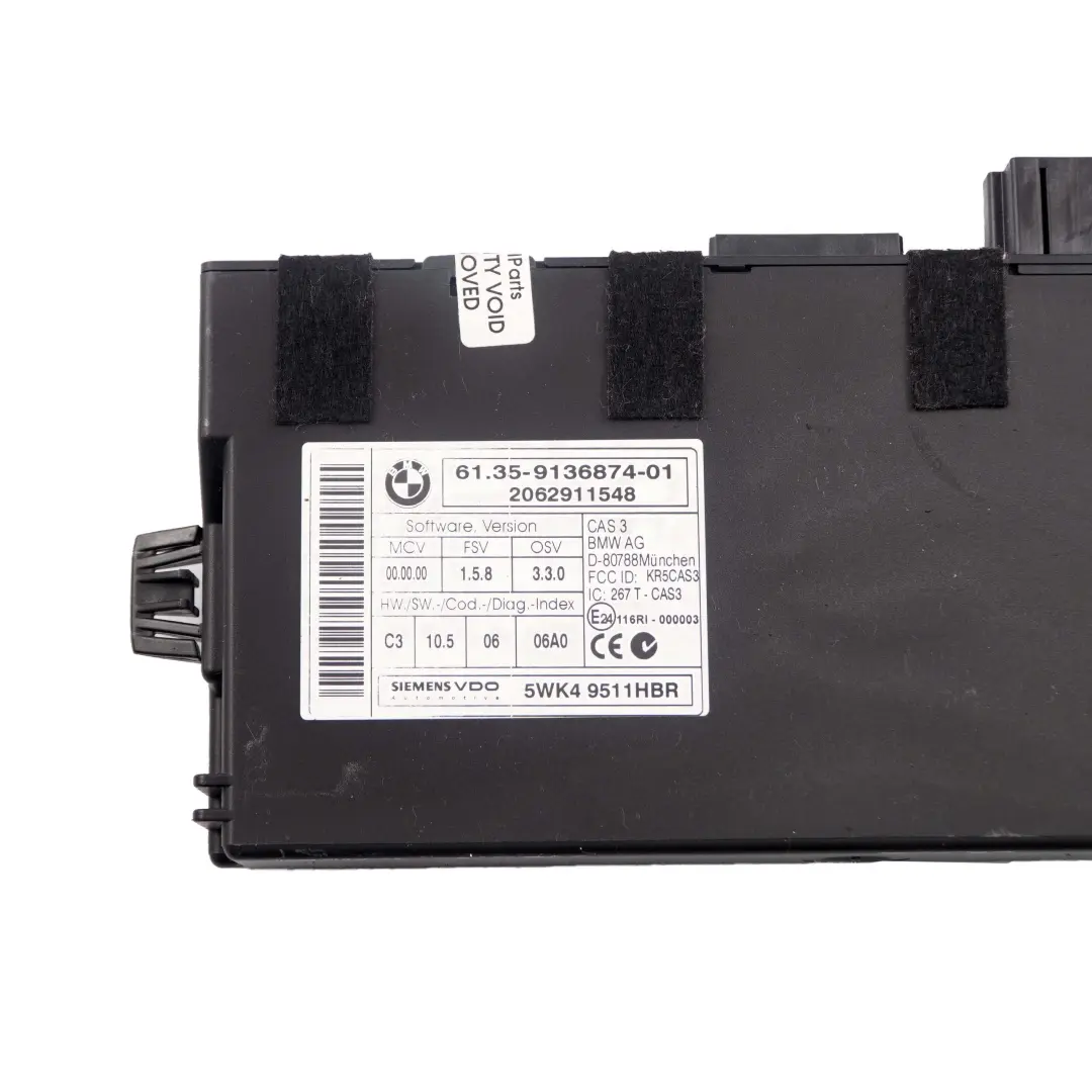 Mini R55 R56 Engine N14 1.6 174HP ECU Kit DME 7610081 CAS3 + Key Manual - SKU 7610081-1 - Part number 7610011