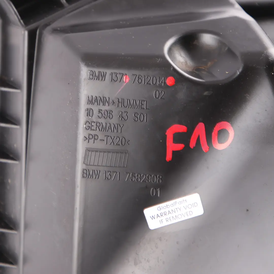 Silenciador Admisión Filtro Aire Caja Carcasa N20 520I 528I para BMW F10 F11 con número de pieza 7612014 BMW F10 F11 Silenciador Admisión Filtro Aire Caja Carcasa N20 520I 528I - SKU 7612014 - Número de pieza 7612014