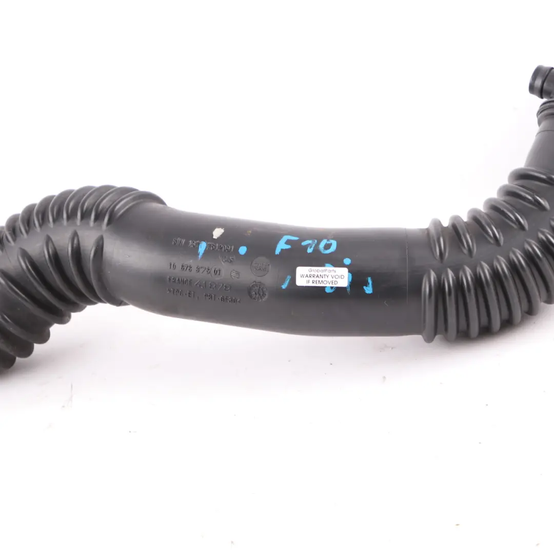 BMW F10 F11 Tuyau de charge d'air 520i 528i N20 Intercooler - SKU 7612091 - Numéro de pièce 7612091