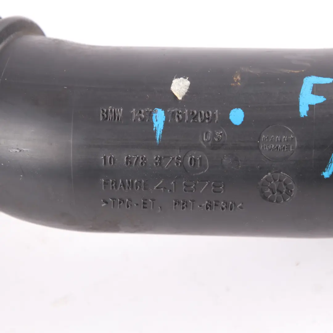 BMW F10 F11 520i 528i N20 Przewód Rura Wąż Intercoolera - SKU 7612091 - Numer Części 7612091