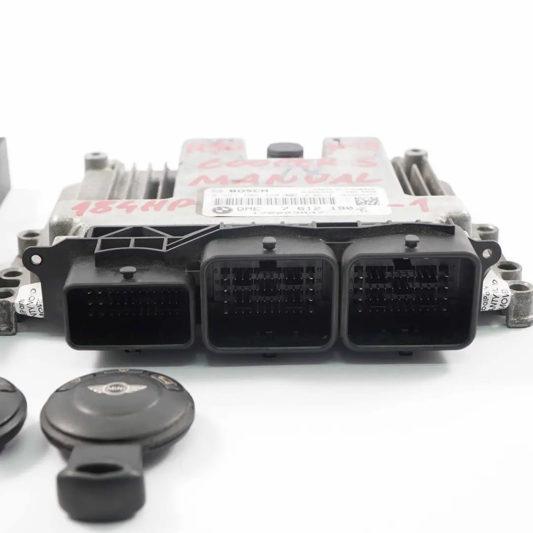 184HP ECU Kit DME + CAS3 + Keys Manual to Mini Cooper S R55 R56 LCI N18 1.6 with Part number 7612190 Mini Cooper S R55 R56 LCI N18 1.6 184HP ECU Kit DME + CAS3 + Keys Manual - SKU 7612190-1 - Part number 7612190