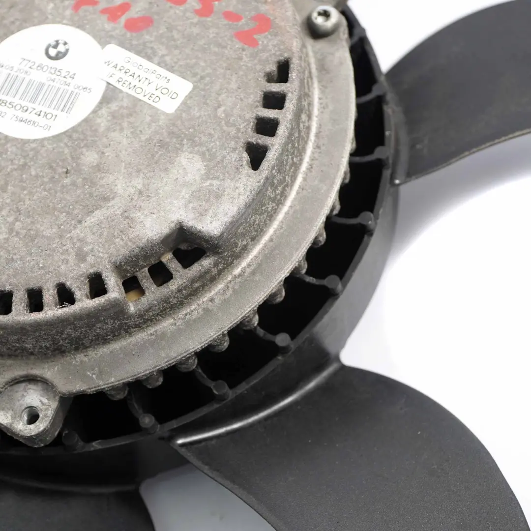 Radiator Fan BMW F01 F10 F11 F12 F13 Engine Cooling Shroud Motor to with Part number 7612453 Radiator Fan BMW F01 F10 F11 F12 F13 Engine Cooling Shroud Motor - SKU 7612453-2 - Part number 7612453