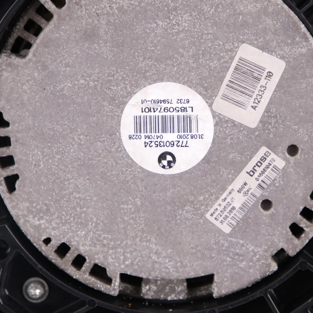 BMW F01 F10 F11 F12 F13 Ventilador Del Radiador Carcasa Del Motor - SKU 7612453 - Número de pieza 7612453