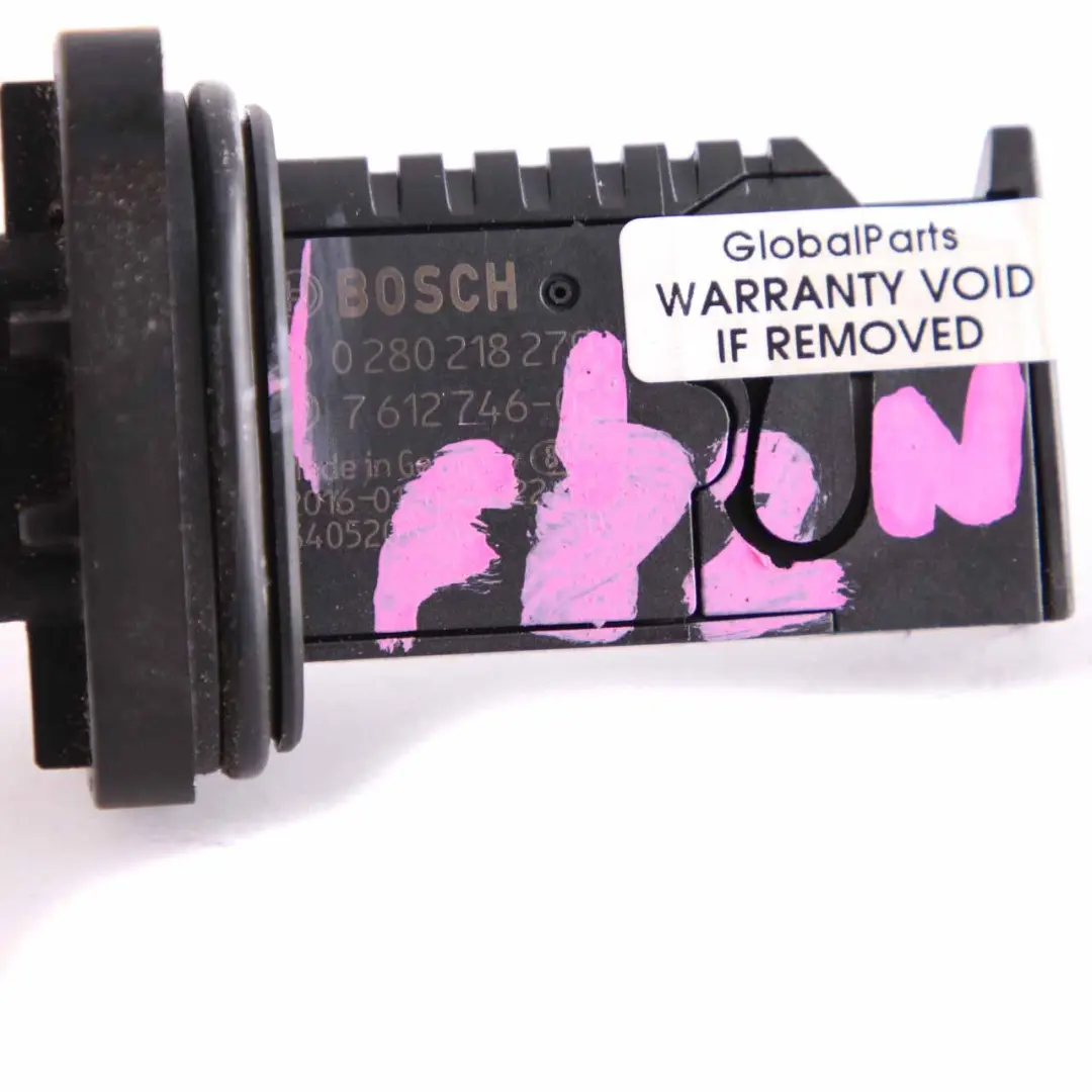Flow Sensor BMW F20 F21 F30 F31 F32 N55 Mass Meter Sensor 0280218279 to Air with Part number 7612746 Air Flow Sensor BMW F20 F21 F30 F31 F32 N55 Mass Meter Sensor 0280218279 - SKU 7612746 - Part number 7612746