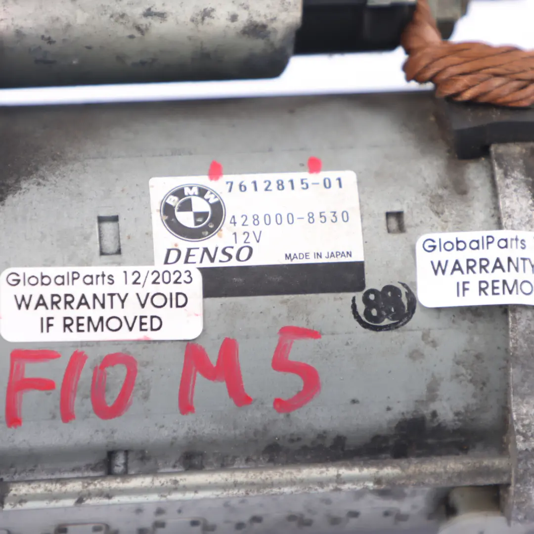 Moteur de démarrage 428000-8530 12V pour BMW F10 M5 F12 F13 M6 F07 X5 F15 à propos du numéro de pièce 7612815 BMW F10 M5 F12 F13 M6 F07 X5 F15 Moteur de démarrage 428000-8530 12V - SKU 7612815 - Numéro de pièce 7612815
