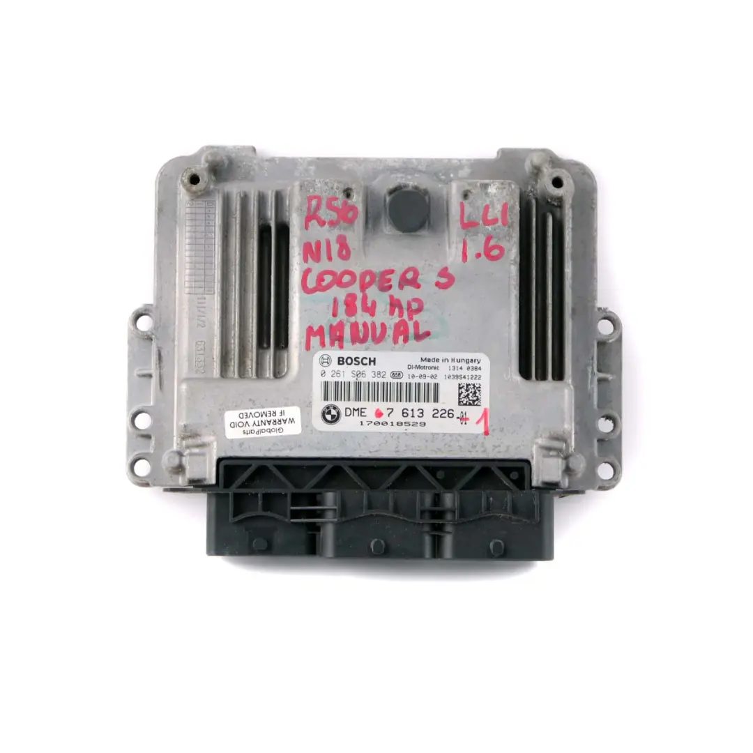 Mini Cooper S R56 N18 ECU Komputer Silnika - SKU 7613226-1 - Numer Części 7613226