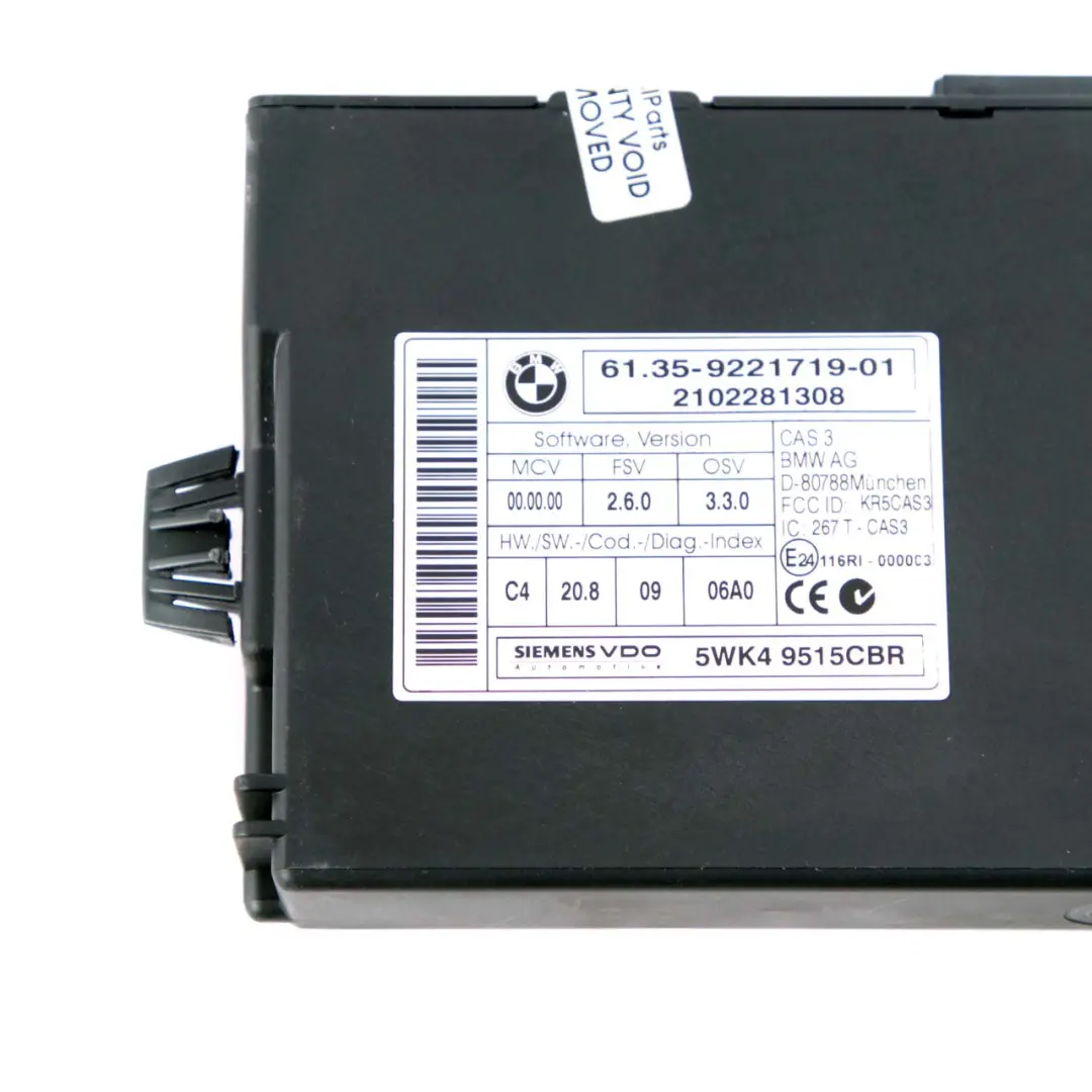 Mini Cooper S R56 LCI N18 184HP ECU Kit Control Unit DME CAS Key Manual - SKU 7613226-1 - Part number 7613226