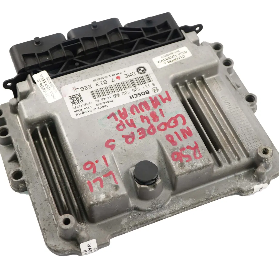 184HP ECU Control Unit DME Manual Mini Cooper S R55 R56 R57 LCI N18 1.6 - SKU 7613226 - Part number 7613226