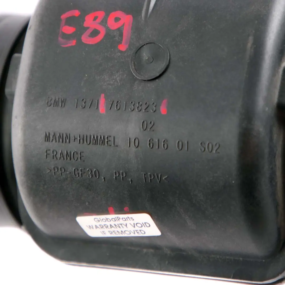 N20 Essence Tuyau d'admission d'air Filtre Silencieux Tube pour BMW Z4 E89 à propos du numéro de pièce 7613823 BMW Z4 E89 N20 Essence Tuyau d'admission d'air Filtre Silencieux Tube - SKU 7613823 - Numéro de pièce 7613823