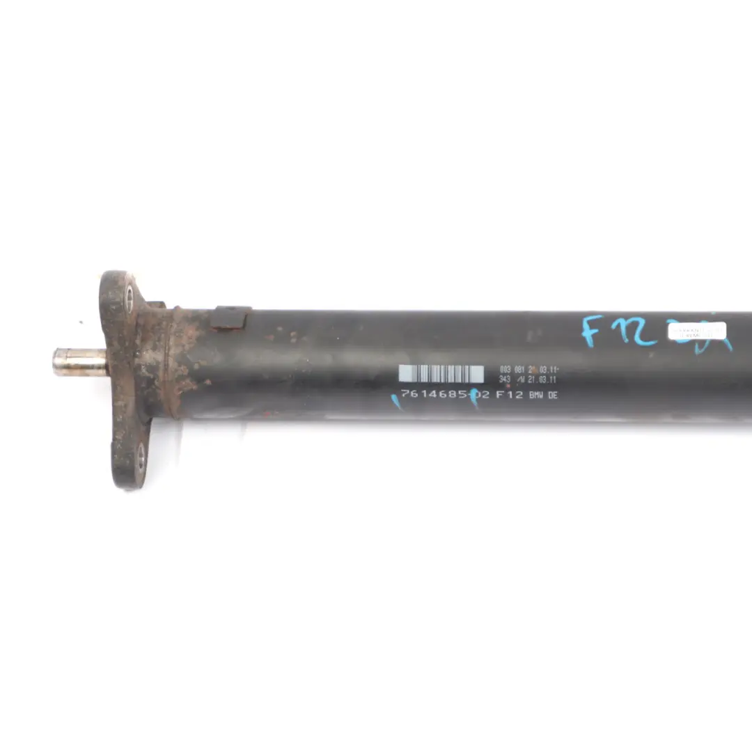 Propshaft BMW F12 640i N55 Automatic Gearbox Drive Shaft L=1508MM to with Part number 7614685 Propshaft BMW F12 640i N55 Automatic Gearbox Drive Shaft L=1508MM - SKU 7614685 - Part number 7614685