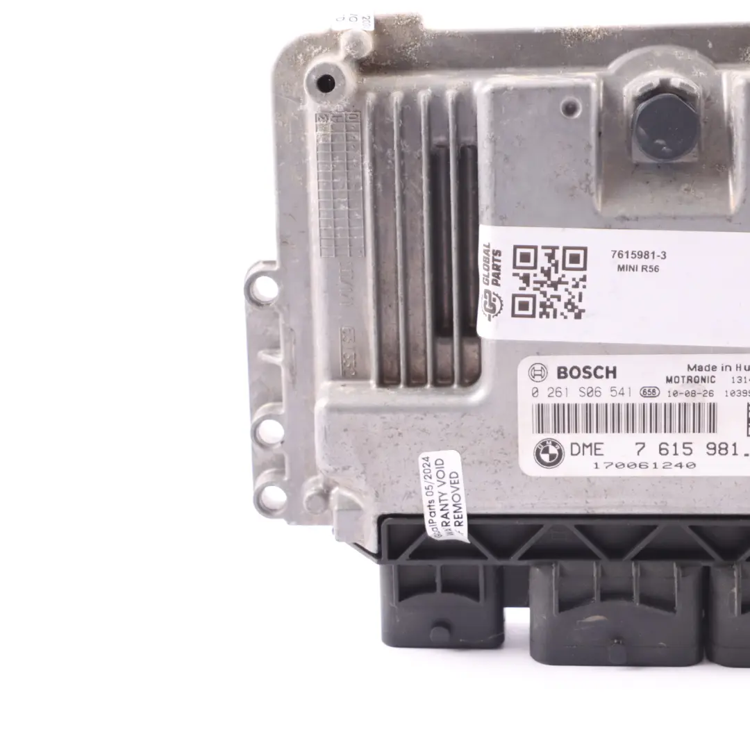Mini One R55 R56 LCI R60 N16 98HP Engine Control Unit ECU DME Manual - SKU 7615981-3 - Part number 7615981