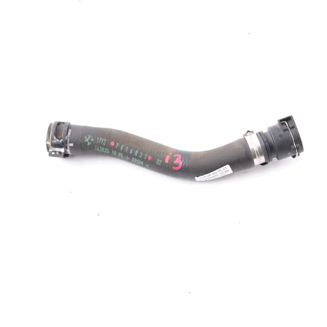 BMW i3 I01 Refrigerante agua refrigeración Tubería manguera radiador - SKU 7616037 - Número de pieza 7616037